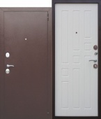 Дверь Гарда МУАР Белый Ясень  8мм 2050/860/R (правая)  арт.023552