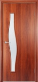 Дверь «Волна» ДО - 60 Итальянский орех (ламинированная)