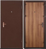 Дверь СПЕЦ BMD-2050/850/L Антик медный металл/мдф Ит.орех