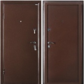 Дверь Практик-2066/880/R Антик медный металл/металл (под заказ)