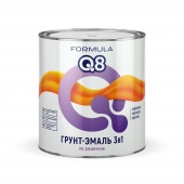 FORMULA Q8 Грунт-Эмаль по ржавчине Черная 2,7 кг 1/6шт