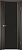 Дверь Веста 3 ДО - 70 Венге (триплекс-черный лакобель)