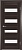 Дверь S14 ДО - 80 Тёмный Орех рифлёный (ПВХ)
