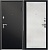 Дверь Форте Симпл-2066/980/L Черный муар металл/мдф Е8924 (Эшвайт) (под заказ)