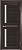 Дверь S4 ДО - 90 Тёмный Орех рифлёный (ПВХ)