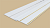 Панель потолочная двухсекционная 250мм 3,0м"Идеал Ламини"001-1-G Белый с серебром гля (П8-ПП25) 1/10