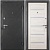 Дверь Ларго-2066/880/R Антик серебро металл/мдф Беленый дуб (под заказ)
