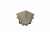Угол внутренний к плинтусу для столешницы "Идеал" Мрамор светло-серый (ПС-В 111)  1/25 СП